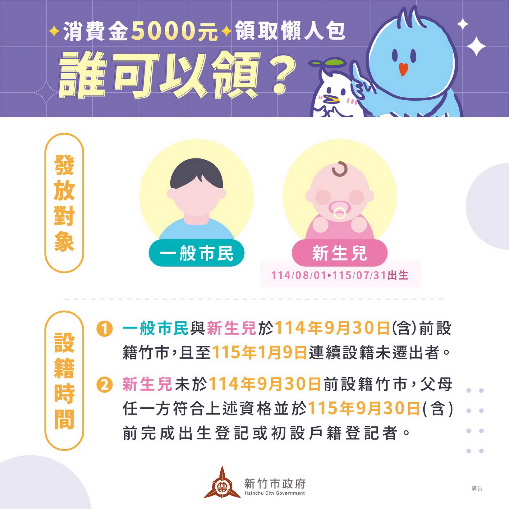 新竹市普發消費金5000元,春節前發放!領取懶人包! - 第3張圖 新竹市普發消費金5000元,春節前發放!領取懶人包!