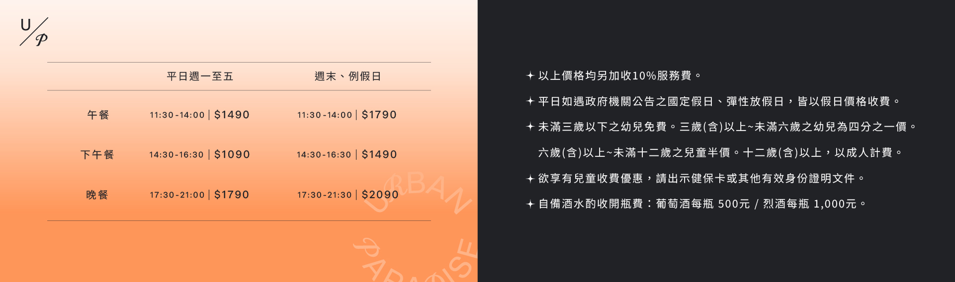 新竹巨城吃到飽！URBAN PARADISE 8月17日試營運！8月10日正式開放訂位啦！(價格地址營業時間電話)
