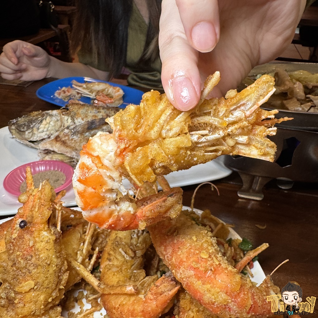 超大隻大沙公蝦芋香米粉湯! 新竹冬天吃活蝦料理也可以吃熱呼呼的火鍋料理! 新竹King活蝦料理經國店! (晚餐宵夜菜單營業時間地址電話) - 第56張圖