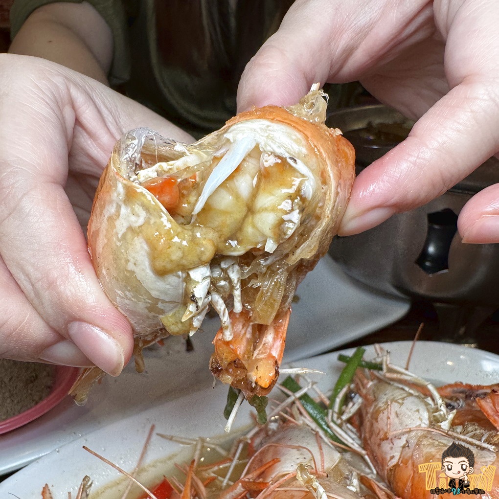 超大隻大沙公蝦芋香米粉湯! 新竹冬天吃活蝦料理也可以吃熱呼呼的火鍋料理! 新竹King活蝦料理經國店! (晚餐宵夜菜單營業時間地址電話) - 第41張圖